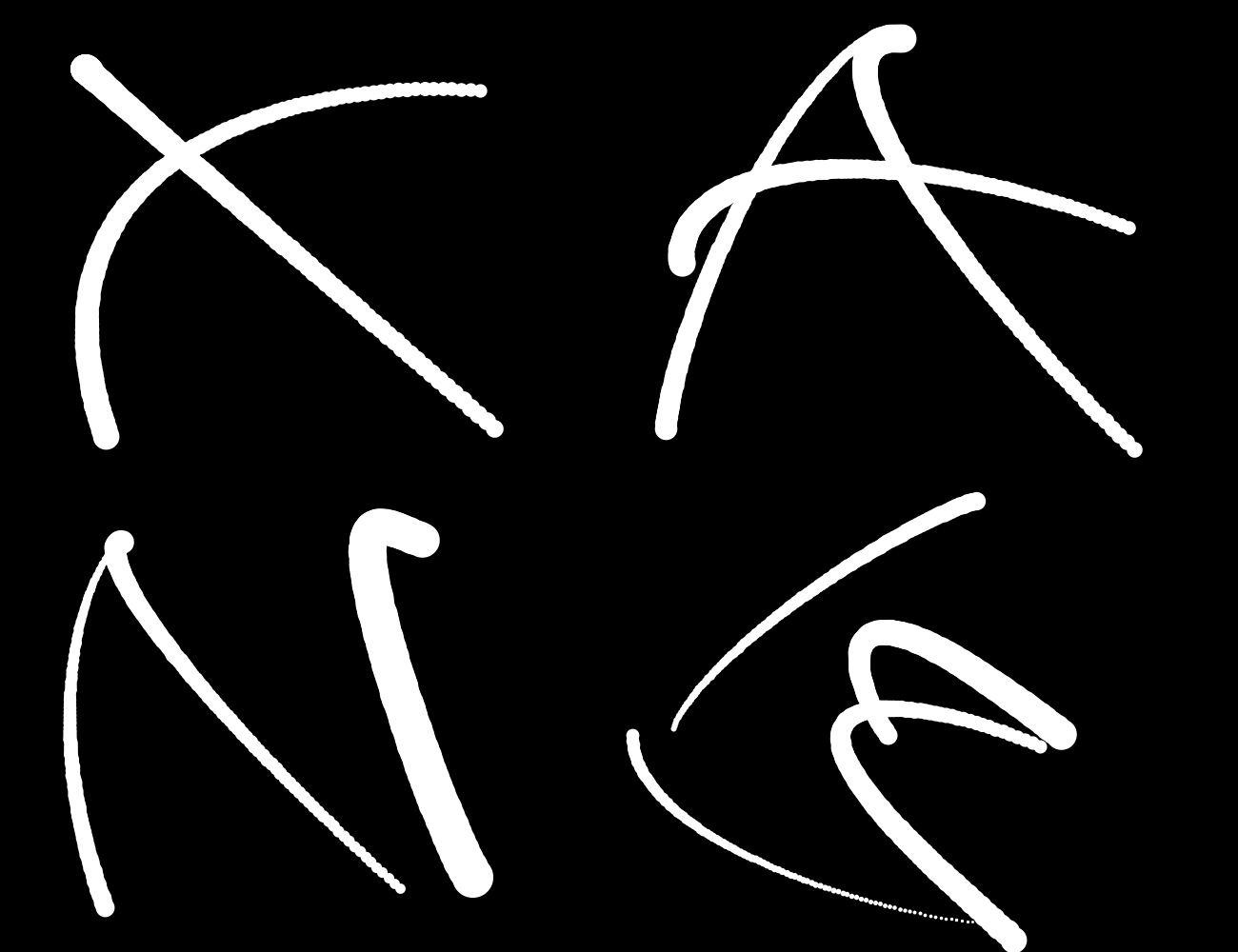 Calligraphies & Typographie, 2021–
Typographie générative